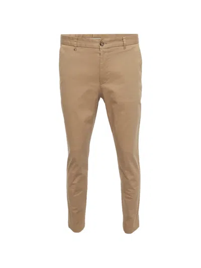 Pre-owned Boss Green Hugo Boss Belt-loops Chino Trousers In Neutral