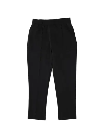 Boss Green Hugo Boss Elasticated-waistband Pintuck Trousers In Black