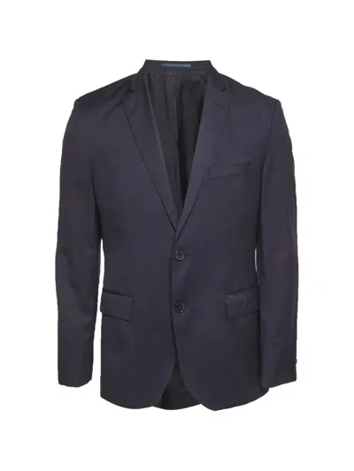 Pre-owned Boss Green Hugo Boss Johnstons1 Gabardine Blazer In Blue