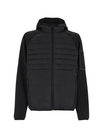 Boss Green Hugo Boss Quilted Hooded Jacket In Black