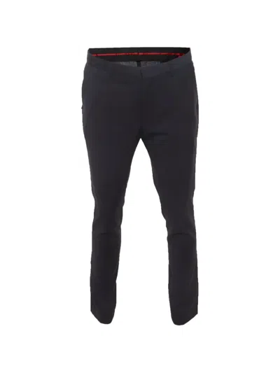 Pre-owned Boss Green Hugo Boss Regular-fit Trousers In Blue