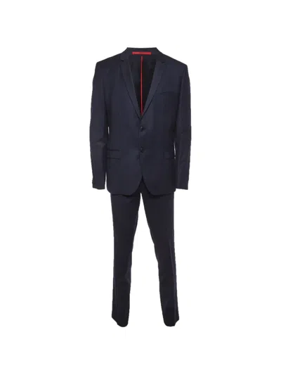 Pre-owned Boss Green Hugo Boss Single-breasted Suit In Blue
