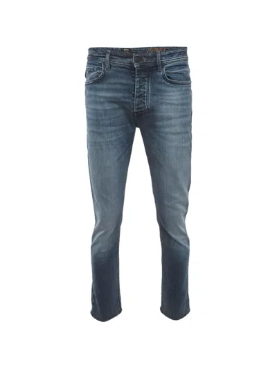 Pre-owned Boss Green Hugo Boss Taber Tapered-fit Jeans In Blue