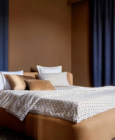 BOSS HOME BY HUGO BOSS B MONOGRAM DUVET COVER, KING