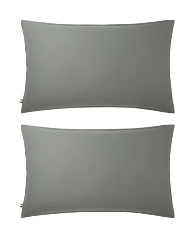 Boss Home Beboss 2-piece Solid Sham Pair, King In Gray