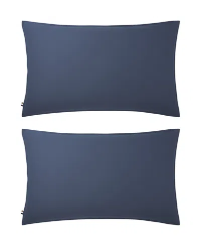 Boss Home Beboss 2-piece Solid Sham Pair, Standard In Blue