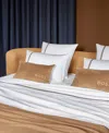 Boss Home By Hugo Boss B Linea 235 Thread Count Cotton Flat Sheet, Full/queen In White
