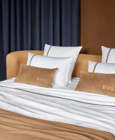 BOSS HOME BY HUGO BOSS B LINEA 235 THREAD COUNT COTTON FLAT SHEET, KING