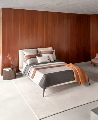 Boss Home By Hugo Boss Carlow Duvet Cover, King In Brown