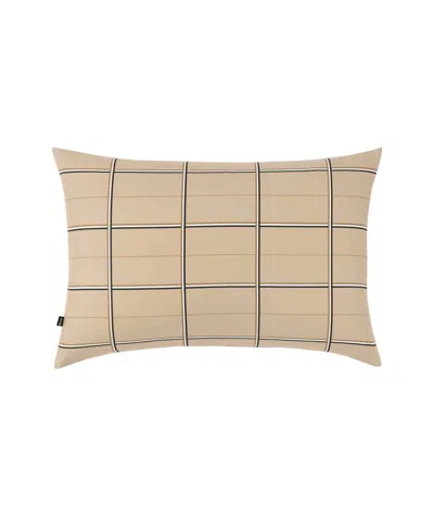Boss Home By Hugo Boss Check Cotton Sateen Sham, King In Multi