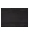 Boss Home Loft Aegean Combed Cotton Bath Mat, 24" X 35" In Black