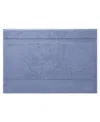 Boss Home Loft Aegean Combed Cotton Bath Mat, 24" X 35" In Skye Blue