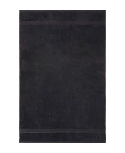 Boss Home Loft Aegean Combed Cotton Bath Sheet, 39" X 59" In Black