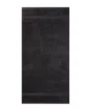 Boss Home Loft Aegean Combed Cotton Bath Towel, 28" X 55" In Black