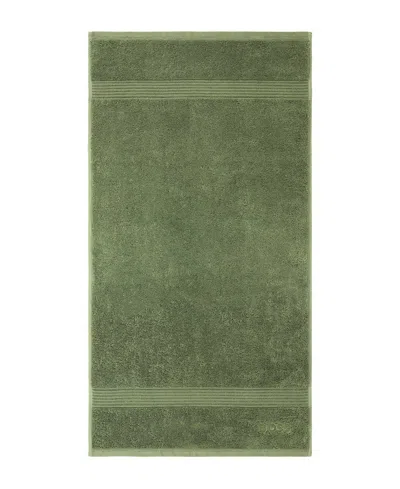 Boss Home Loft Aegean Combed Cotton Bath Towel, 28" X 55" In Cool Green