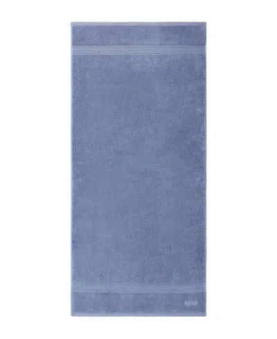 Boss Home Loft Aegean Combed Cotton Bath Towel, 28" X 55" In Skye Blue