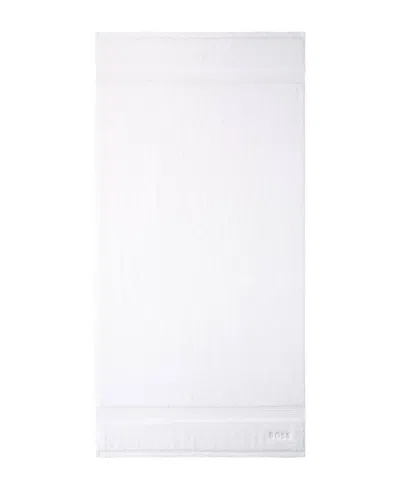 Boss Home Loft Aegean Combed Cotton Bath Towel, 28" X 55" In White