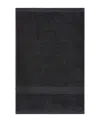 Boss Home Loft Aegean Combed Cotton Hand Towel, 16" X 24" In Black