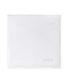 Boss Home Loft Aegean Combed Cotton Washcloth, 12" X 12" In White