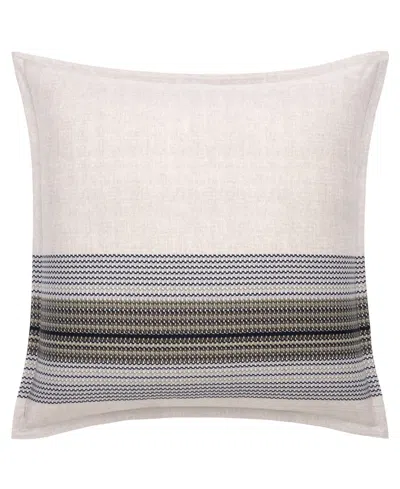 Boss Home Modernist Stripe Luminous Sham, European In Brown