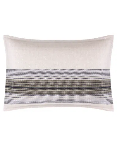 Boss Home Modernist Stripe Luminous Sham, Standard In Brown