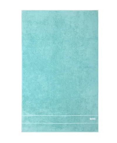 Boss Home Plain Cotton Bath Sheet, 39" X 59" In Aruba Blue