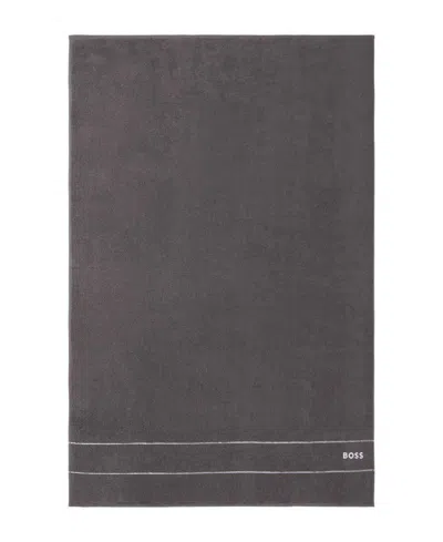 Boss Home Plain Cotton Bath Sheet, 39" X 59" In Graphite