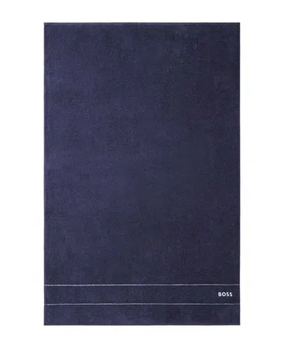 Boss Home Plain Cotton Bath Sheet, 39" X 59" In Navy