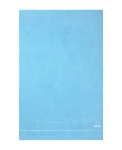Boss Home Plain Cotton Bath Sheet, 39" X 59" In River Blue