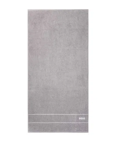 Boss Home Plain Cotton Bath Towel, 28" X 55" In Concrete