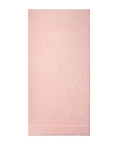 Boss Home Plain Cotton Bath Towel, 28" X 55" In Pink