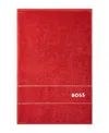Boss Home Plain Cotton Hand Towel, 16" X 24" In Red