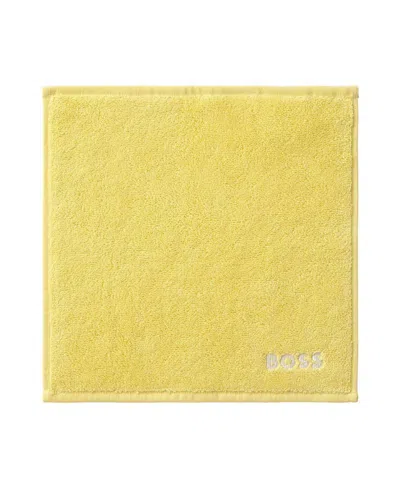 Boss Home Plain Cotton Washcloth, 12" X 12" In Limelight