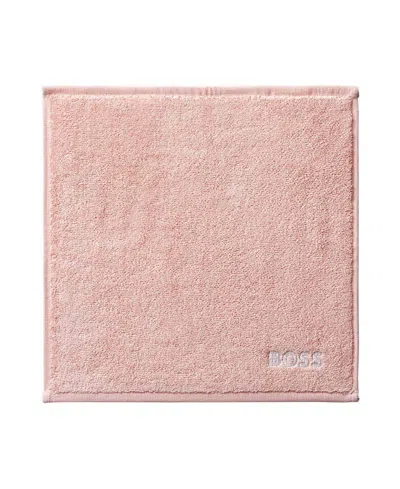 Boss Home Plain Cotton Washcloth, 12" X 12" In Pink