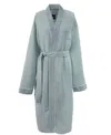 Boss Home Therms Waffle Weave Bathrobe In Mist