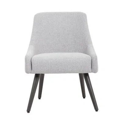 Boss Office Products 24'' W Polyester/polyester Blend Seat With Metal Frame In Gray