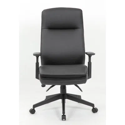 Boss Office Products Boss Ergonomic Executive Chair In Black
