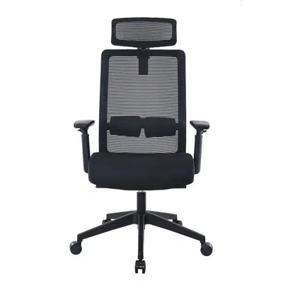 Boss Office Products Boss Mesh Task Chair W/headrest In Black