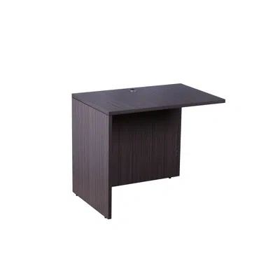 Boss Office Products Case Goods 29.5" H X 36" W Desk Return In Driftwood