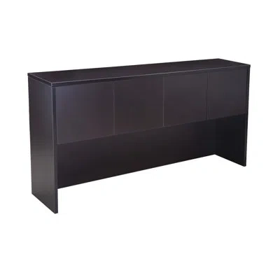 Boss Office Products Case Goods 71" H 36" W X 30" W Desk Hutch In Mocha