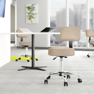 Boss Office Products Drafting Chair In Beige
