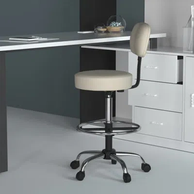 Boss Office Products Drafting Chair In Beige
