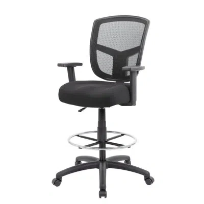 Boss Office Products Drafting Chair In Black