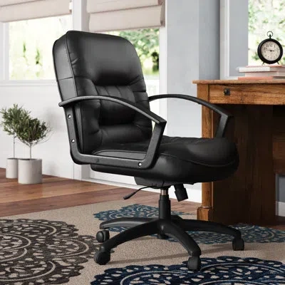 Boss Office Products Ergonomic Executive Chair In Black
