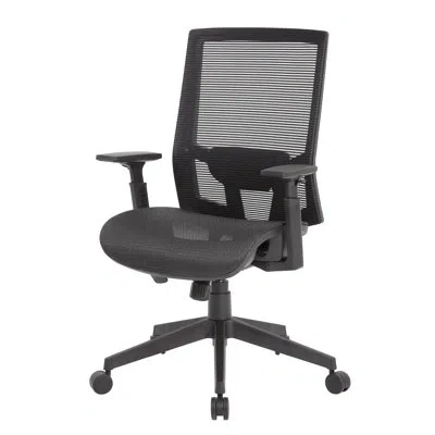 Boss Office Products Ergonomic Mesh Task Chair In Black