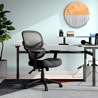 Boss Office Products Ergonomic Mesh Task Chair In Black