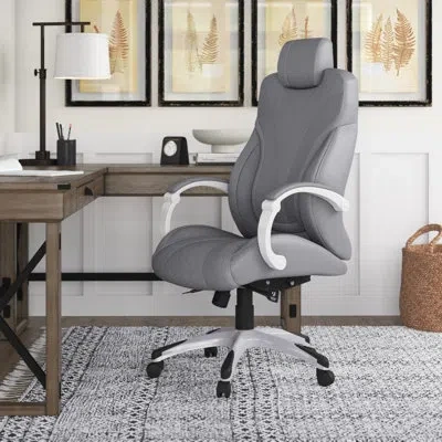 Boss Office Products Executive Chair In Black,gray,silver