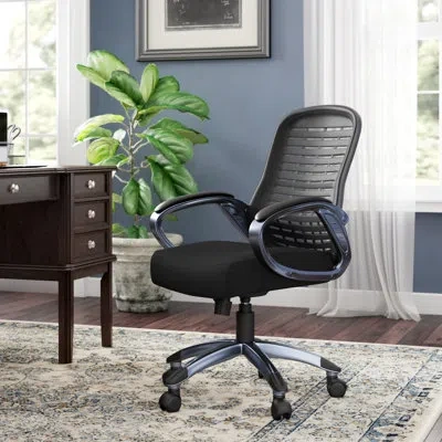 Boss Office Products Mesh Task Chair In Black