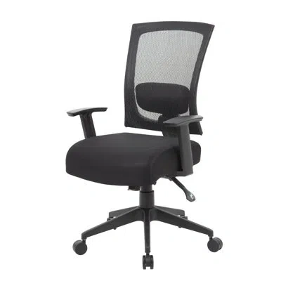 Boss Office Products Mesh Task Chair In Black