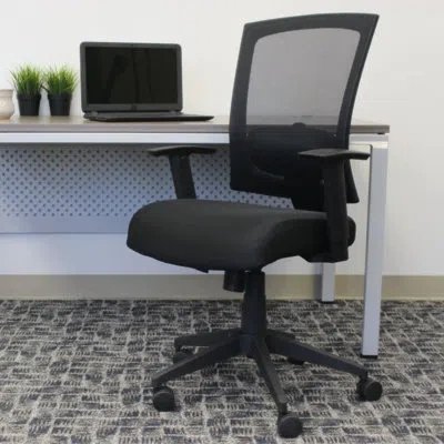 Boss Office Products Mesh Task Chair In Black